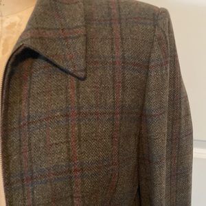 August Max Plaid Wool Jacket